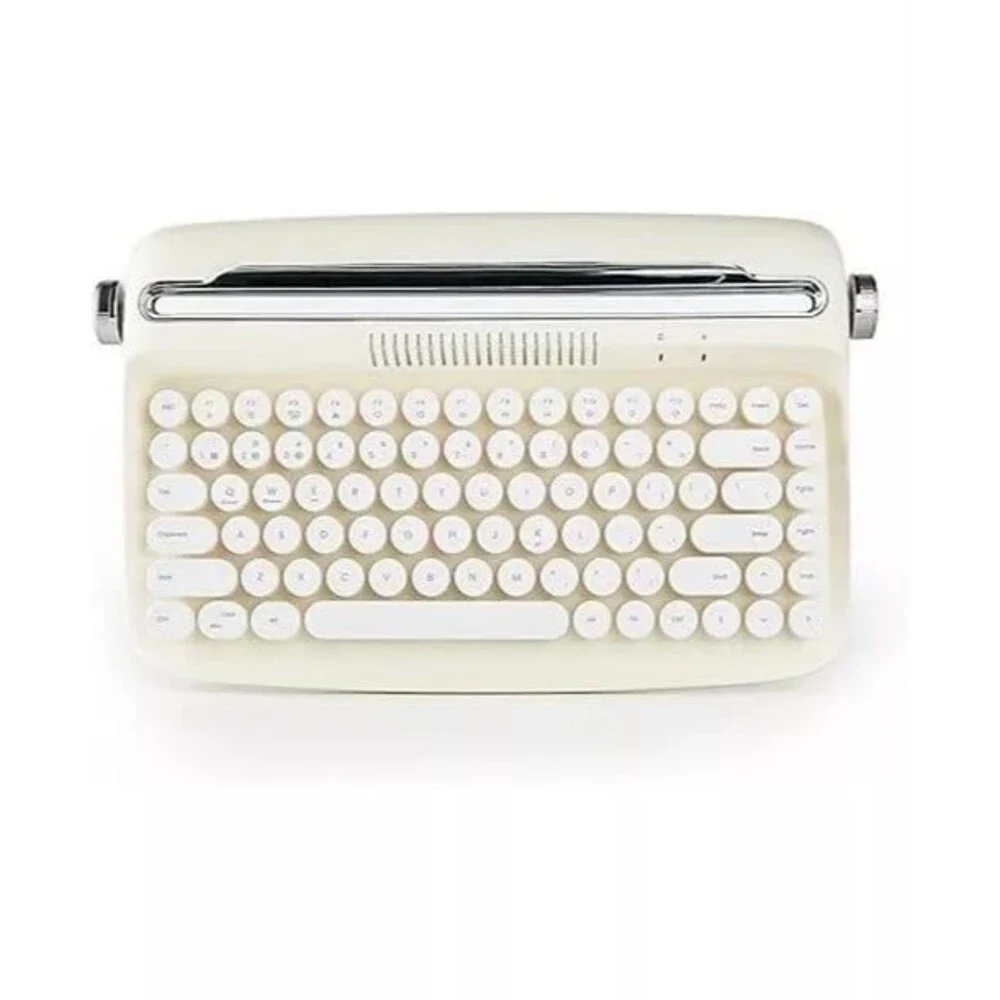 YUNZII ACTTO Wireless Typewriter Keyboard Bluetooth Stand for Tablet, Phone, PC